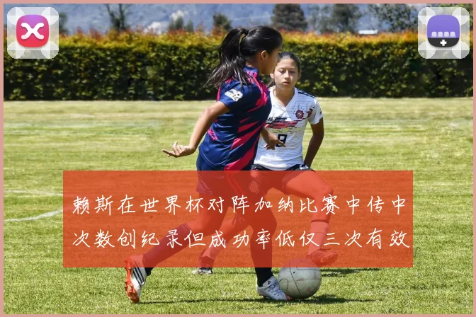 赖斯在世界杯对阵加纳比赛中传中次数创纪录但成功率低仅三次有效